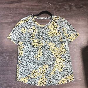 Banana Republic Open Back Leopard Top